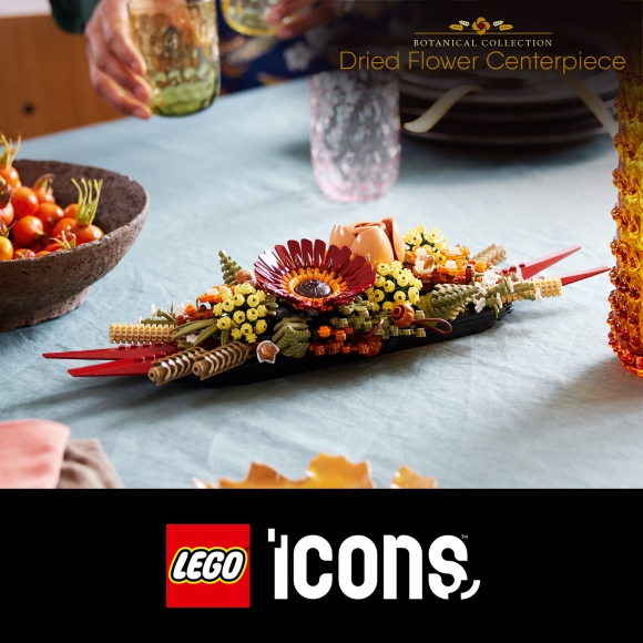 Набір конструктора для дівчаток LEGO Icons Композиція із сухоцвітів