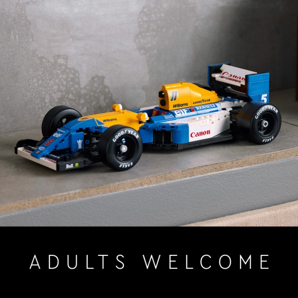 Конструктор LEGO Icons Williams Racing FW14B и Найджел Мэнселл для возраста 18 лет