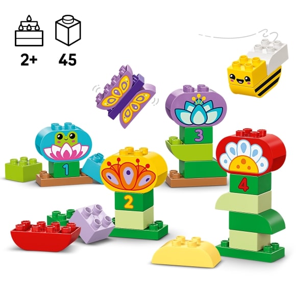 Купить конструткор LEGO DUPLO Town Duplo Творческий сад и цветы для возраста 2 года, 3 года, 4 года, 5 лет