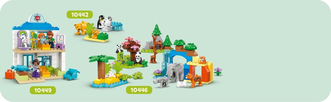 Купить конструткор LEGO DUPLO Town Duplo Скорая помощь и водитель для возраста 2 года, 3 года, 4 года, 5 лет