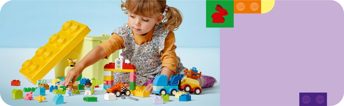 Конструктор LEGO DUPLO Classic для возраста 2-4 года, до 24 месяцев на 1