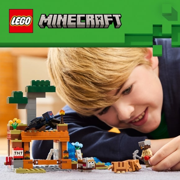 Набір конструктора LEGO Minecraft Шахтна експедиція «Броненосець» для віку 10 років, 11 років, 8 років, 9 років