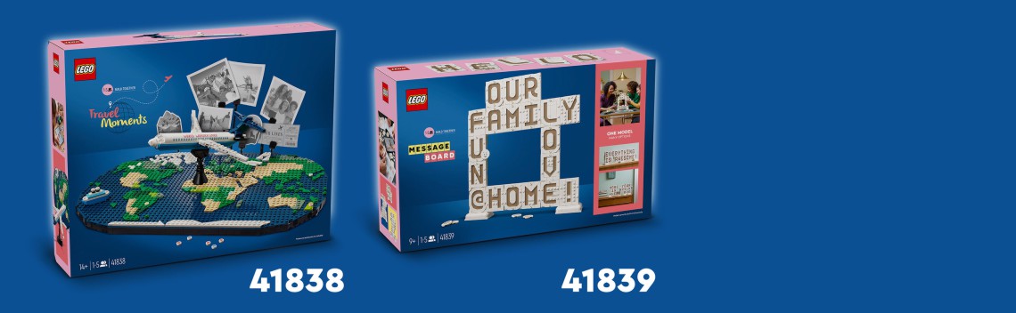 Набор конструктора LEGO Family артикул 41838 для мальчиков и девочек