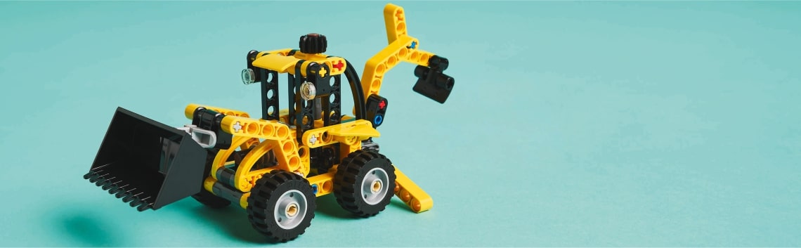 Купить конструткор LEGO Technic Экскаватор-погрузчик для возраста 10 лет, 7 лет, 8 лет, 9 лет