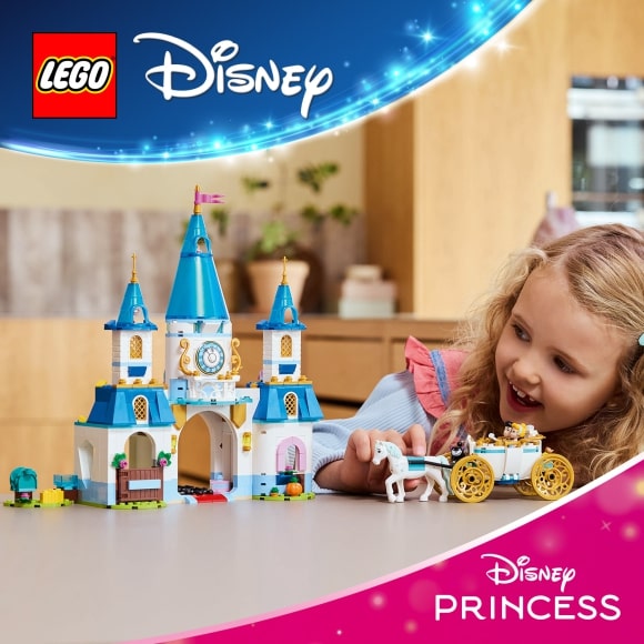 Конструктор купить для возраста 5-7 лет, 8-11 лет LEGO Disney Princess Замок Золушки и карета