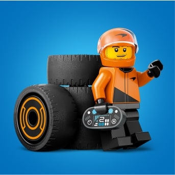 Конструктор для мальчиков, для девочек, унисекс LEGO Пілот F1® з автомобілем для перегонів команди McLaren