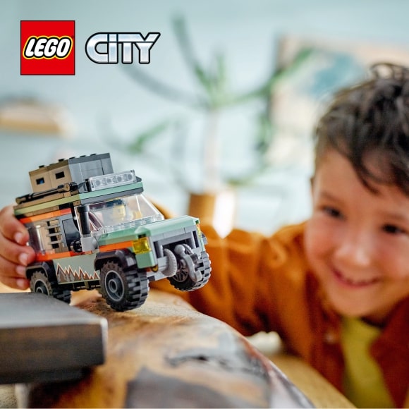 Конструктор для возраста 5-7 лет, 8-11 лет LEGO City Внедорожный горный грузовик 4x4