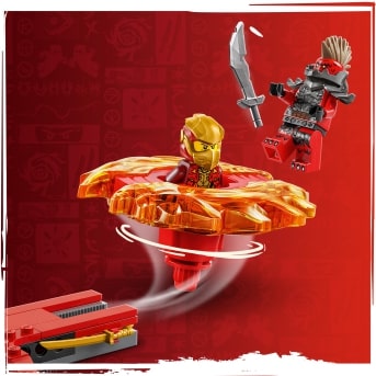 Конструктор LEGO Ninjago Дракон Кая Спин-джитсу для возраста 6 лет, 7 лет, 8 лет, 9 лет