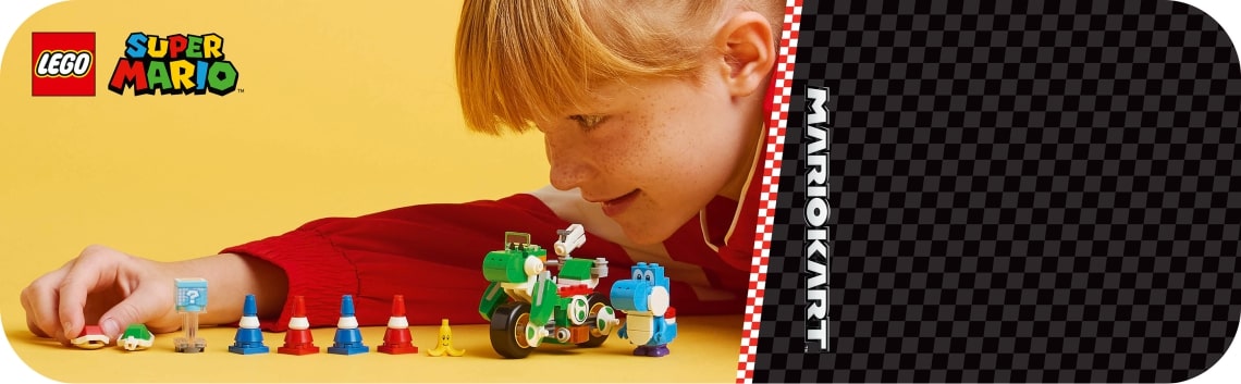 Конструктор купить для девочек, для мальчиков, унисекс LEGO Super Mario Kart - Йоши Байк