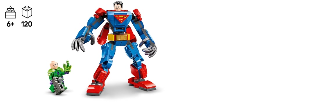 Набор конструктора LEGO Super Heroes для возраста 5-7 лет, 8-11 лет на 120