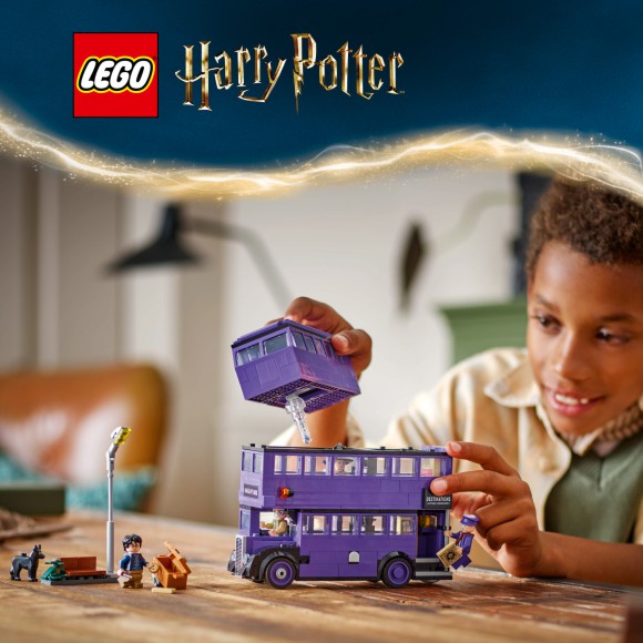 Купить конструткор для возраста 8-11 лет LEGO Harry Potter Приключения на Рыцарском автобусе