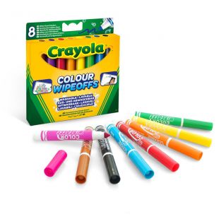 Набор фломастеров Crayola для сухого стирания 8 шт (256254.012)