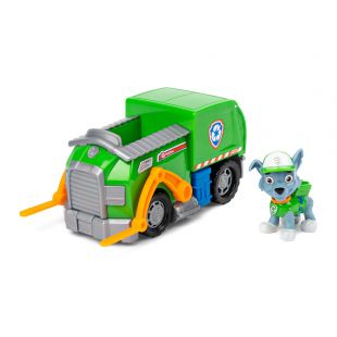 Рятувальний автомобіль Spin Master Paw Patrol Щенячий патруль з водієм Роккі (SM16775 / 9948)в Україні