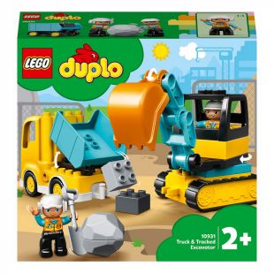 Конструктор LEGO Duplo Вантажівка та гусеничний екскаватор (10931)замовити