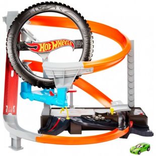 Трек Hot Wheels Гонки в шиномонтажной (GJL16)