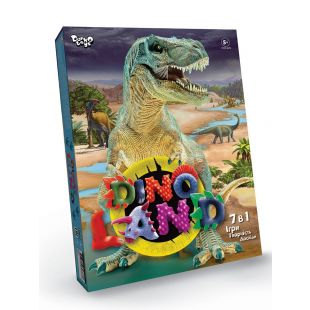 Креативна творчість Danko Toys "Dino Land" 7в1 (DL-01-01U)