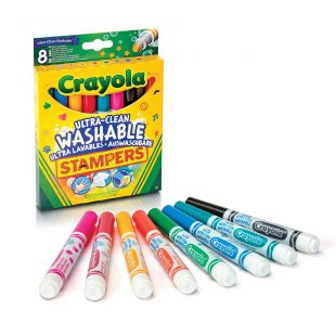 Набор фломастеров Crayola с мини-штампами (256343.012)