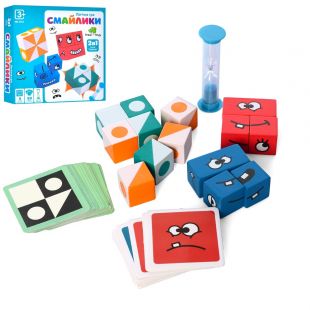 Деревянная игрушка Tree Toys фигуры, песочные часы, карты (MD 2733)