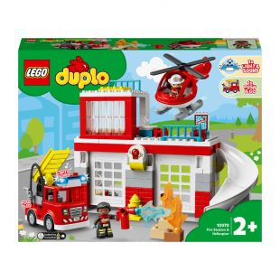 Конструктор LEGO Duplo Пожежна частина та вертоліт (10970)