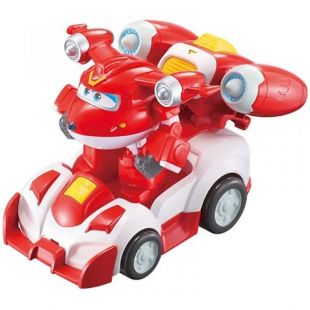 Ігровий набір Super Wings Supercharge Articulated Action Vehicle Jett, Джет (EU740991V)