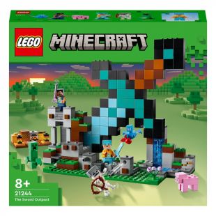 Конструктор LEGO Minecraft Форпост с мечом (21244)