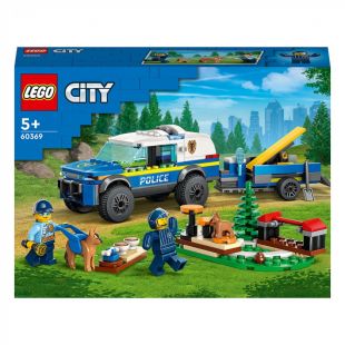 Конструктор LEGO City Мобільний майданчик для дресування поліцейських собак (60369)