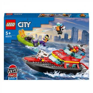 Конструктор LEGO City Човен пожежної бригади (60373