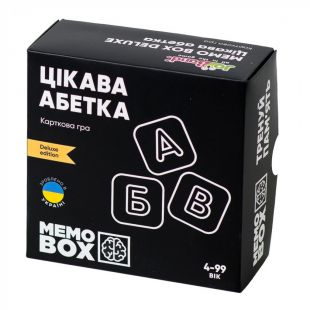 Настольная игра JoyBand MemoBox Delux Цікава абетка (укр) (MBD103)