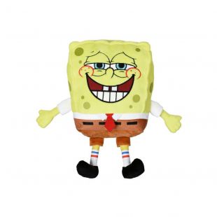 Мягкая игрушка SpongeBob Exsqueeze Me Plush SpongeBob Fart со звуком (EU690902)