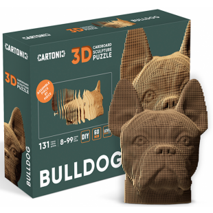 Картонний 3D пазл Cartonic BULLDOG (CARTMBDG)