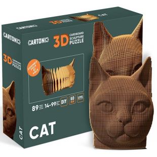 Картонний 3D пазл Cartonic CAT (CARTCAT)