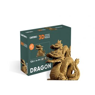 Картонный 3D пазл Cartonic DRAGON (CARTDRA)