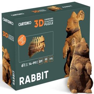 Картонный 3D пазл Cartonic RABBIT (CARTRAB)