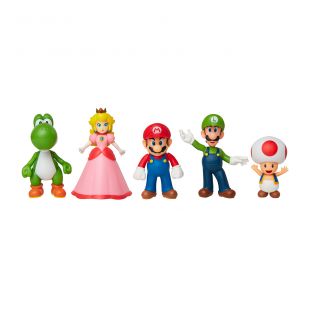 Набор эксклюзивных игровых фигурок SUPER MARIO - МАРИО И ДРУЗЬЯ (400904)