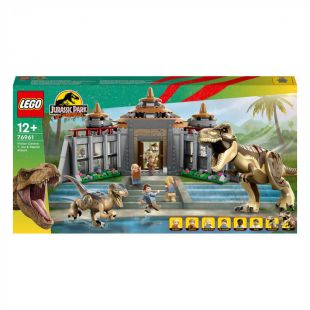 Конструктор LEGO Jurassic World Центр відвідувачів: Атака тиранозавра й раптора (76961)