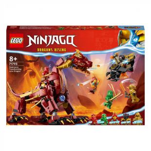 Конструктор LEGO Ninjago Вулканический Дракон, трансформирующий Хитвейва (71793)