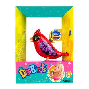 Интерактивная птичка DigiBirds Красный кардинал (88603)