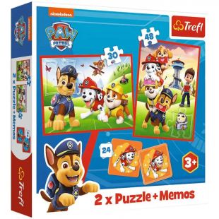 Пазлы 2в1 Trefl Paw Patrol Патруль в действии 30-48 дет. (93337)