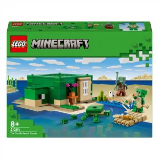 Конструктор LEGO Minecraft Пляжный дом в форме черепахи (21254)