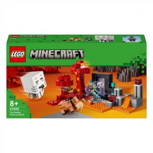 Конструктор LEGO Minecraft Засада возле портала в Нижнем мире (21255)