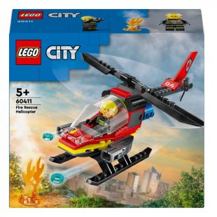 Конструктор LEGO City Пожежний рятувальний гелікоптер (60411)