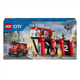 Конструктор LEGO City Пожарное депо с пожарной машиной (60414)