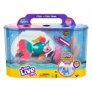 Интерактивная рыбка Little Live Pets S4 Фантазия в аквариуме (26408)