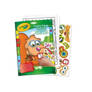 Раскраска Crayola Забавные животные (04-7349-2)