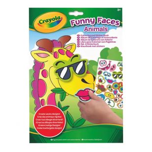 Розмальовка Crayola Кумедні тварини (25-7351-2)