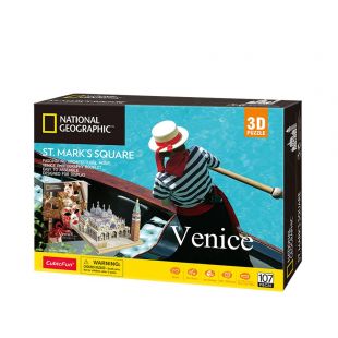 3D пазл Cubicfun National Geographic Площадь Святого Марка (DS0980h)