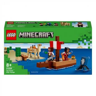 Конструктор LEGO Minecraft Подорож на піратському кораблі (21259)