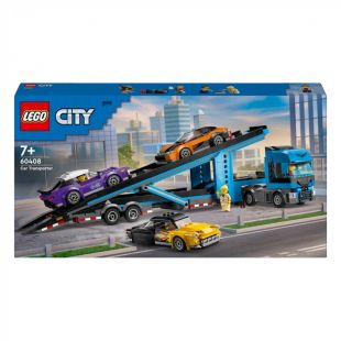 Конструктор LEGO City Грузовик-транспортер со спортивными авто (60408)