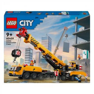 Конструктор LEGO City Желтый передвижной строительный кран (60409)