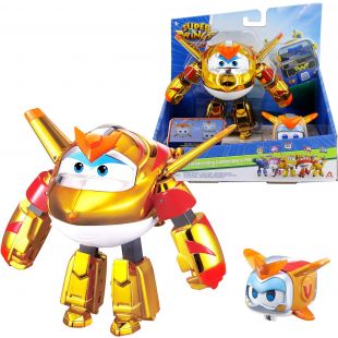 Ігровий набір Super Wings Transforming Золотий Хлопчик і улюбленець (EU770441)